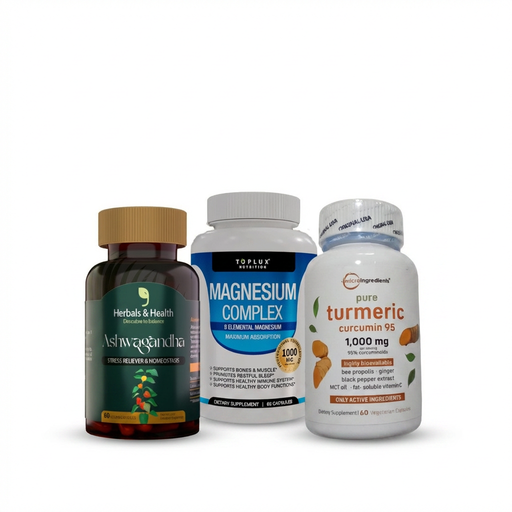 Combo Ashwandha Magnesio Turmeric