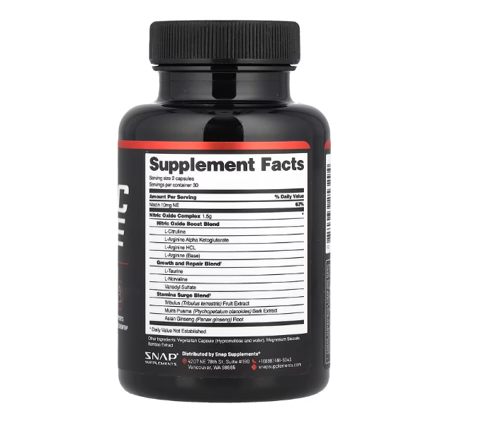 Nitric Oxide X60 – Óxido Nítrico