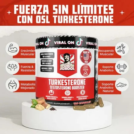Turkesterone – Fuerza y Rendimiento Masculino